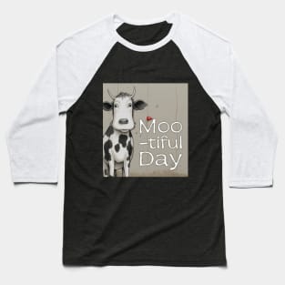 Cow Moo-tiful day Baseball T-Shirt